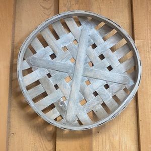 Gray Tobacco Basket